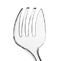 Clear Plastic Serving Forks - 4 Ct.