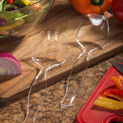 Alternate image of Clear Plastic Serving Spoons - 4 Ct.