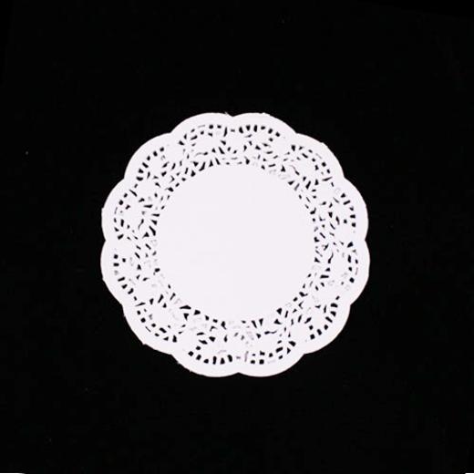 Main image of 5.5 In. Round White Paper Doilies - 40 Ct.