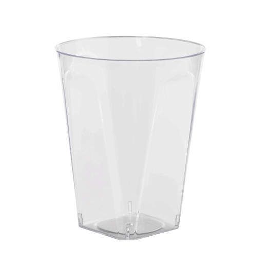 Main image of 10 Oz. Clear Square Bottom Tumblers - 12 Ct.