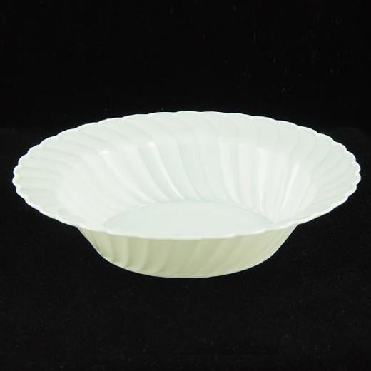 Alternate image of White Fluted 12 oz. Bowls (18)