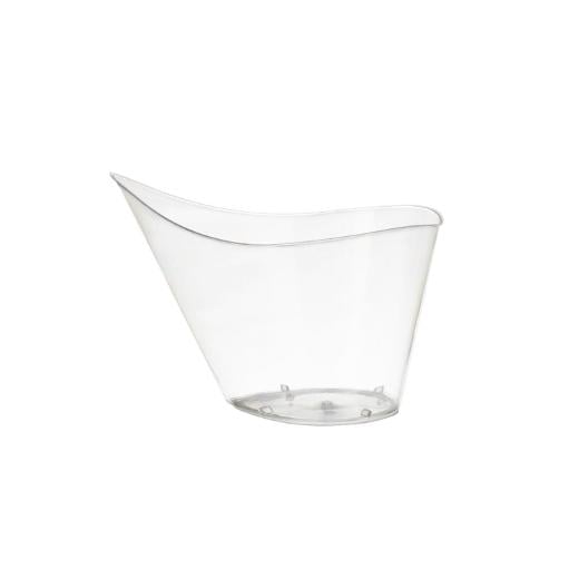 Alternate image of 4.35 Oz. Clear Sauce Boat Miniatures - 12 Ct.