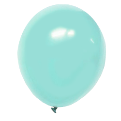 12 In. Aqua Blue Latex Balloons - 10 Ct.