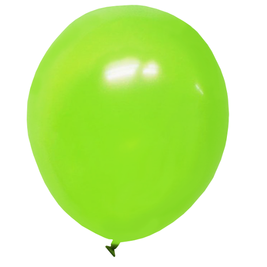 Main image of 12 In. Lime Green Latex Balloons - 10 Ct.