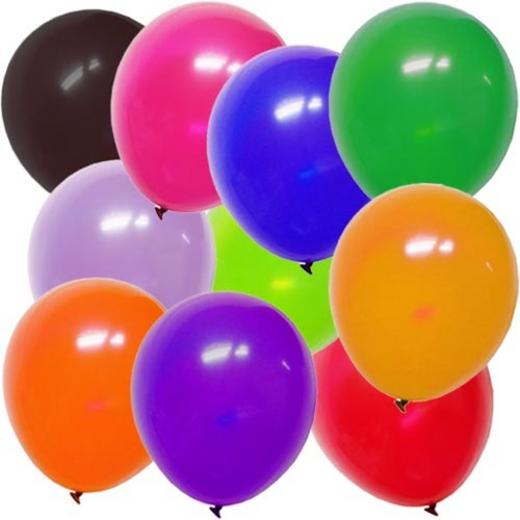 Main image of 12 In. Assorted Latex Balloons - 10 Ct.