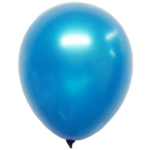 Main image of 12 In. Light Blue Pearlized Balloons - 10 Ct.