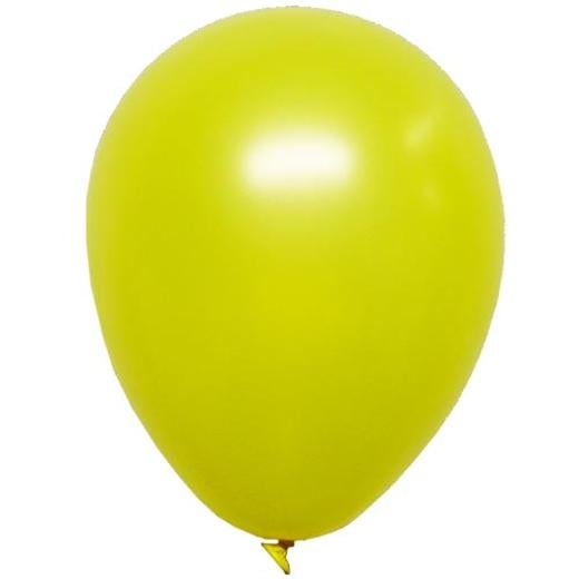 Alternate image of 12 In. Yellow Pearlized Balloons - 10 Ct.
