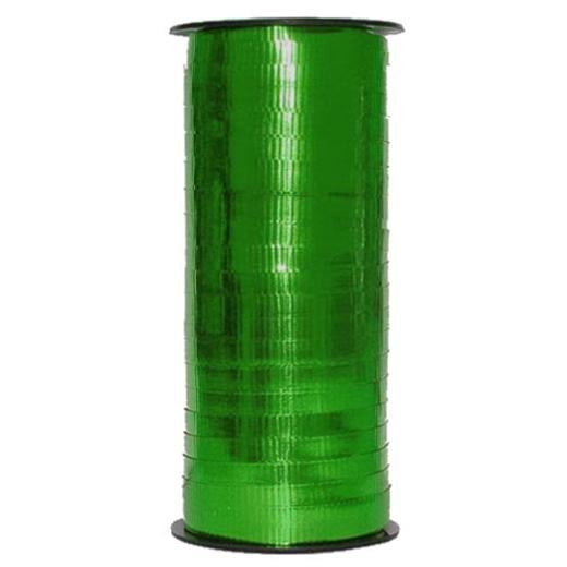 Main image of 100 yd. Dark Green Metallic Ribbon