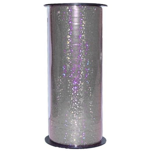 Main image of 100 yd. Silver Holographic Ribbon