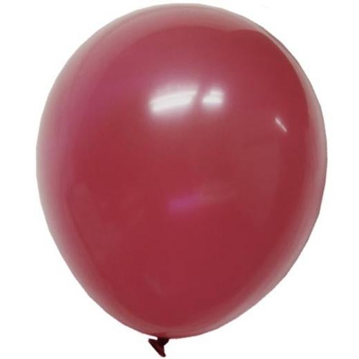 Alternate image of 9 In. Burgundy Latex Balloons - 20 Ct.