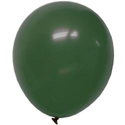 9 In. Dark Green Latex Balloons - 20 Ct.