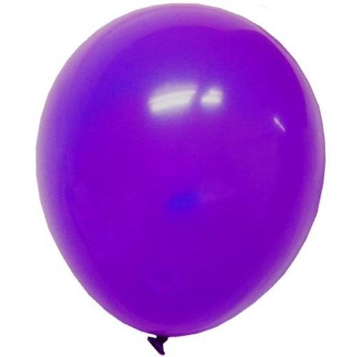 Alternate image of 9 In. Purple Latex Balloons - 20 Ct.