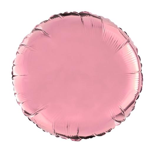Main image of 18 In. Pink Round Mylar Balloon
