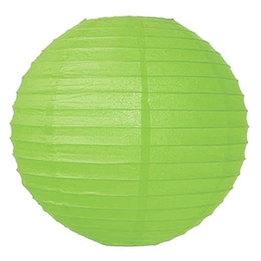 18in. Lime Green Paper Lanterns
