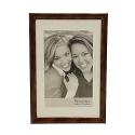 4in. x 6in. Brown Country Plastic Photo Frame