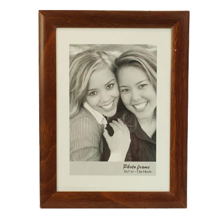 5in. x 7in. Plastic Wood Style Photo Frame