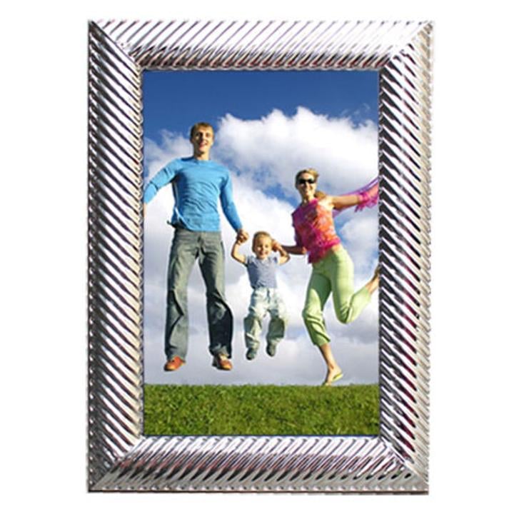 8in. x 10in. Modern Classic Silver Picture Frame