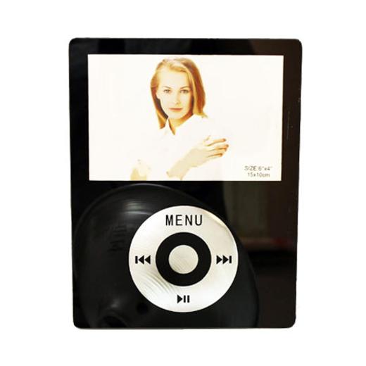 Alternate image of 4in. x 6in. Black iPod Picture Frame