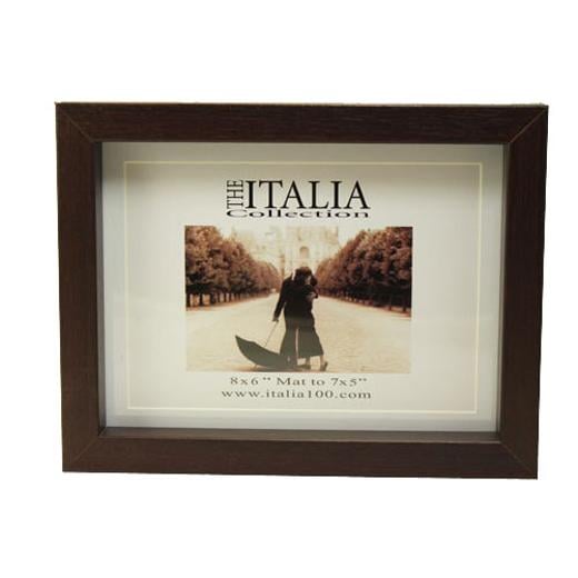 Main image of 8in. x 6in. Brown Rustic Photo Frame
