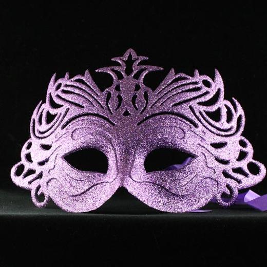 Alternate image of Purple Butterfly Mask