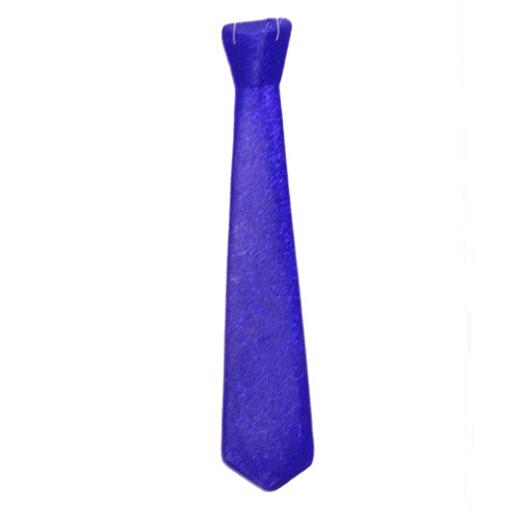 Main image of 18in. Blue Glitter Ties (12)