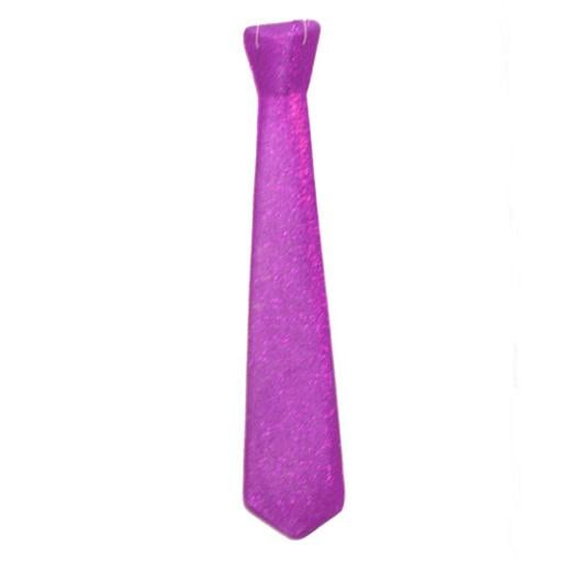 Main image of 18in. Cerise Glitter Ties (12)