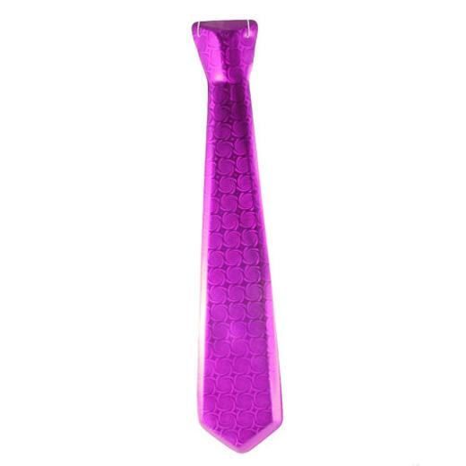 18in. Cerise Holographic Ties (12)