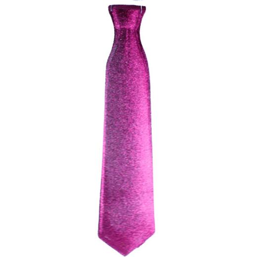Main image of 17in. Cerise Glitter Ties (12)