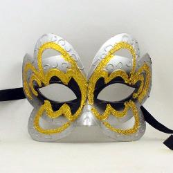 Gold and Silver Venetian Mask