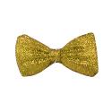 5in. Gold Glitter Bow Ties (12)