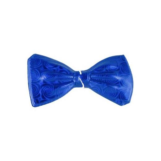Main image of 5in. Blue Holographic Bow Tie