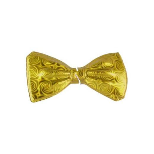 Alternate image of 5in. Gold Holographic Bow Tie