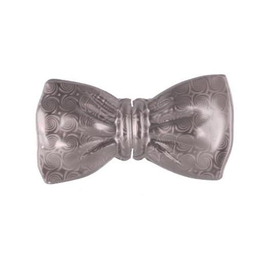 Alternate image of 7in. Silver Holographic Bow Tie