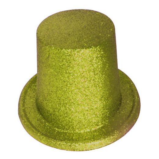 Alternate image of Gold Glitter Tall Top Hat