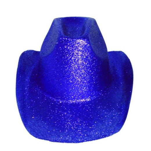 Main image of Blue Glitter Stetson Cowboy Hat