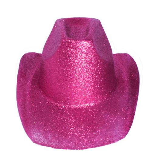 Main image of Cerise Glitter Stetson Cowboy Hat