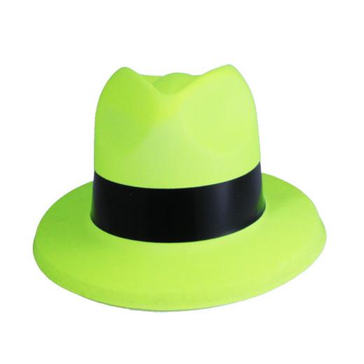 Alternate image of Neon Yellow Fedora Hat