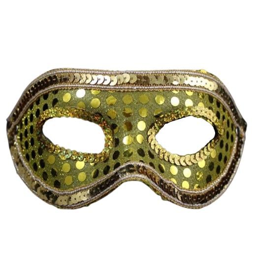 Main image of Gold Sequin Face Mask