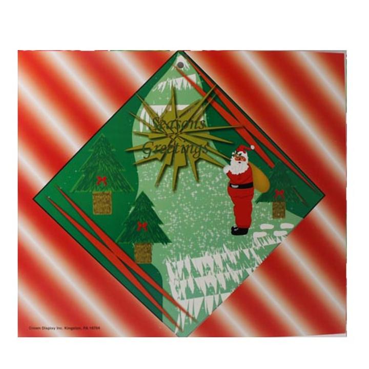 Season's Greetings Santa Poster