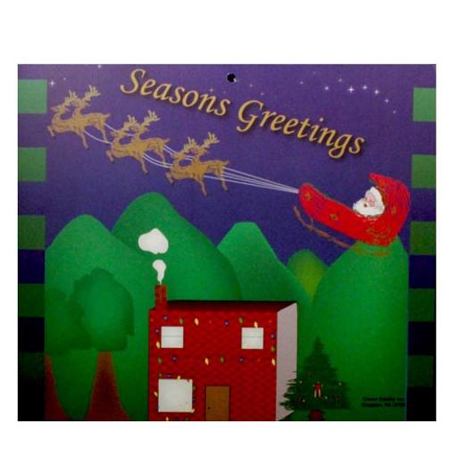 Alternate image of Season's Greetings Christmas Poster