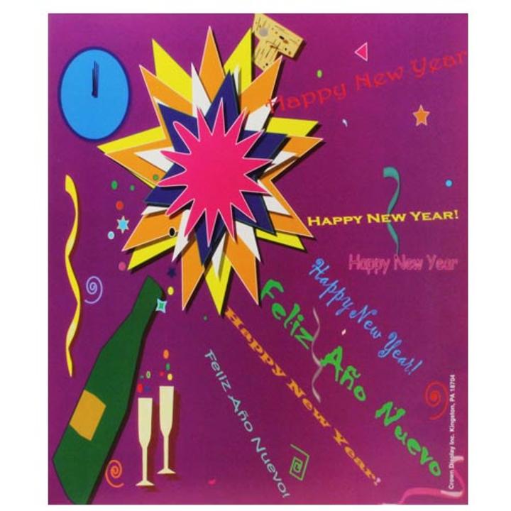 Happy New Year Champagne Poster