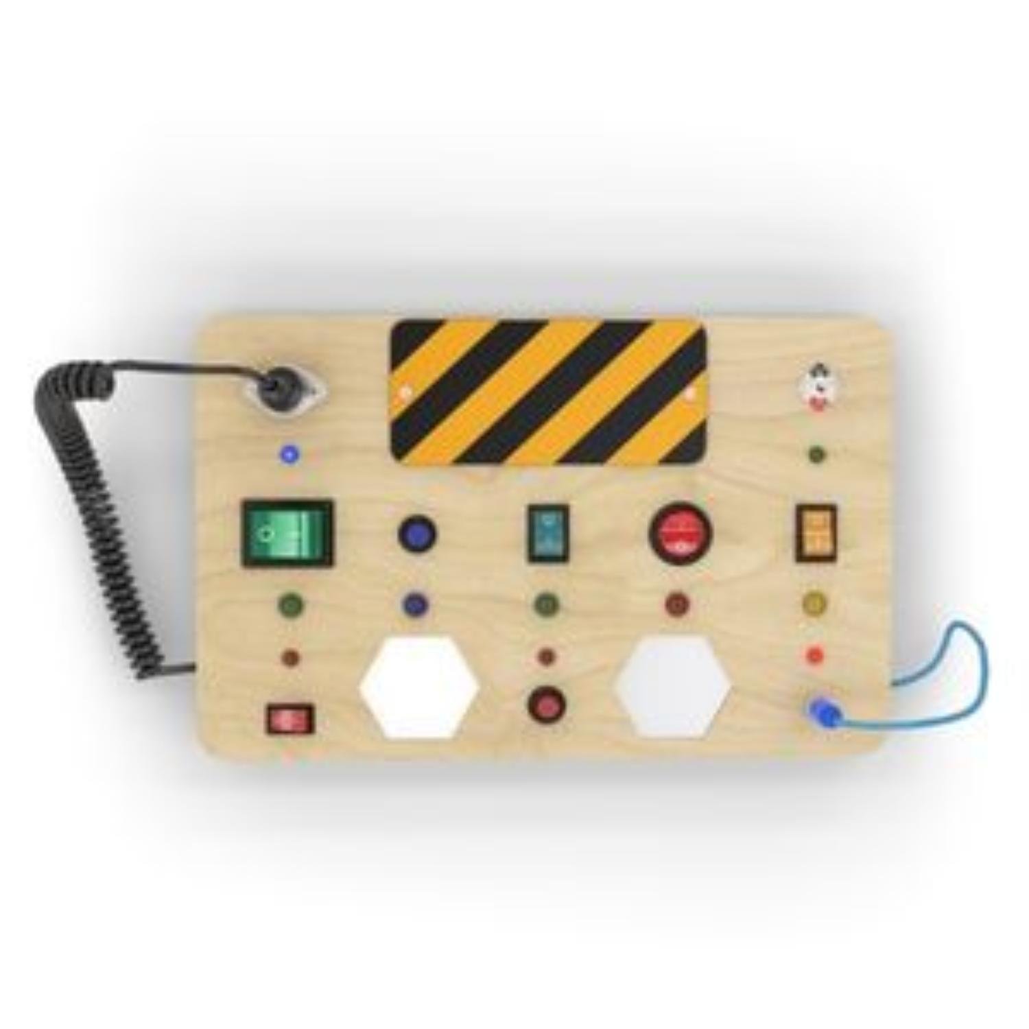 Busy Board With Light Switches - Full Size