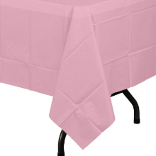 Alternate image of Pink plastic table cover (Case)