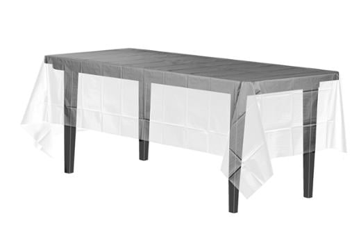 Main image of 54 In. x 108 In. Clear Plastic Table Cover