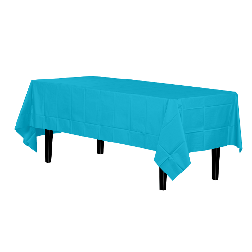 Main image of *Premium* Turquoise table cover (Case of 96)