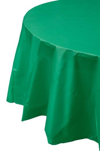 Alternate image of Round Emerald Green Table Cover