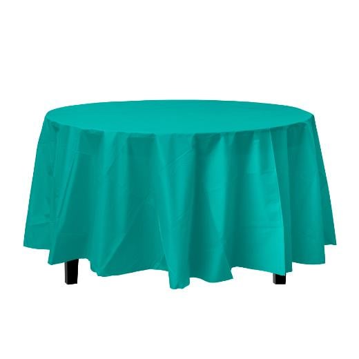 Main image of Round Teal Table Cover