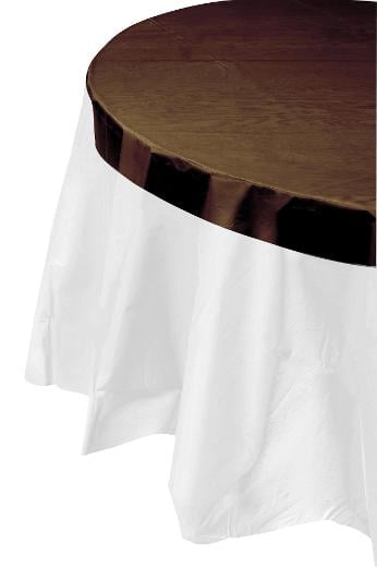 Alternate image of Clear Round plastic table cover (Case of48)