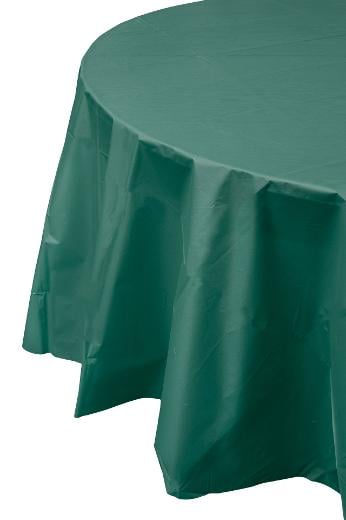 Alternate image of Premium Round Dark Green Table Cover