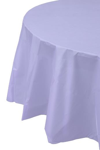 Alternate image of Premium Round Lavender Table Cover